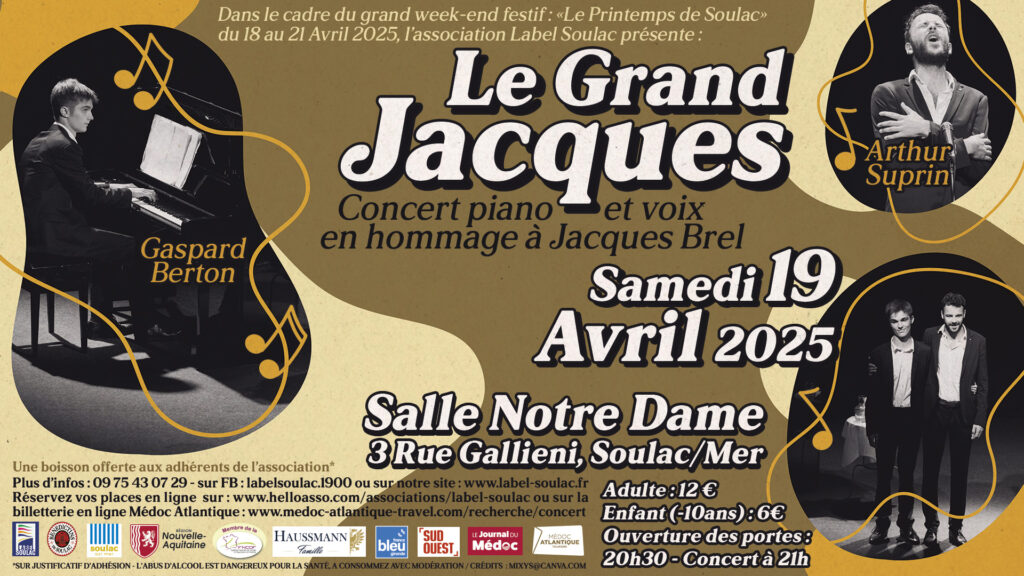 Le Grand Jacques - Concert piano - voix