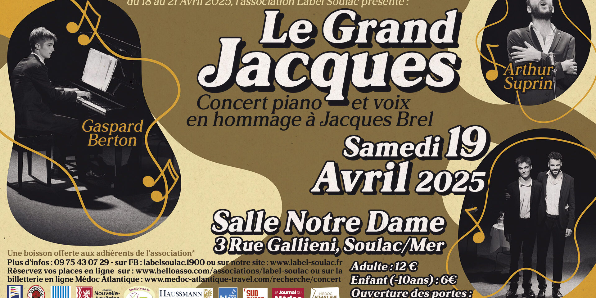 Le Grand Jacques - Concert piano - voix