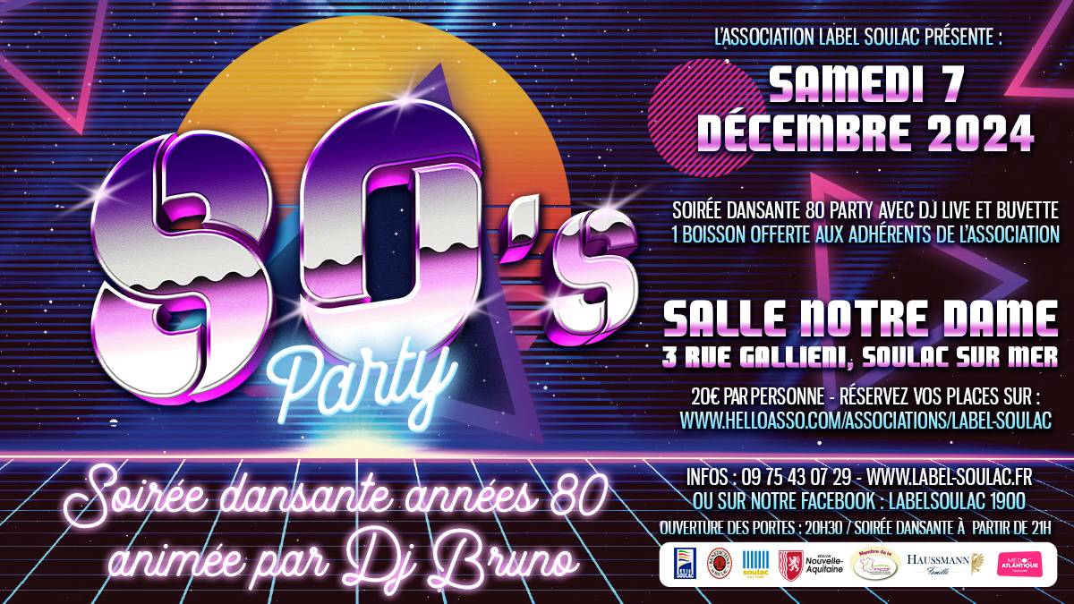 Soirée Années 80